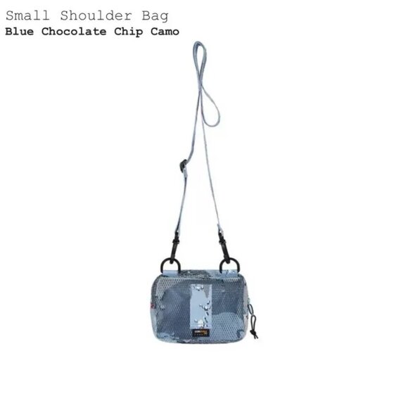 Supreme Small Shoulder Bag Blue Chocolate Chip Camo SS20 3M reflective logo 0.9L - Picture 6 of 7